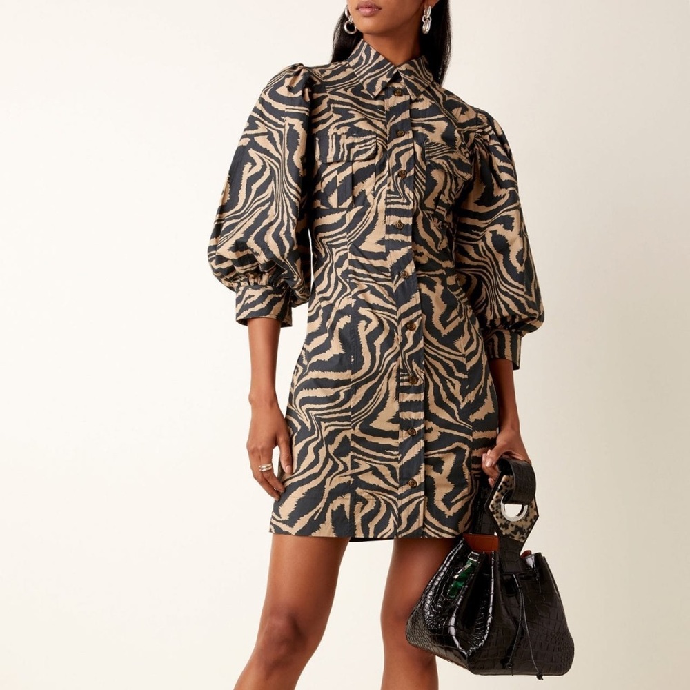 Zebra Dress by Ganni